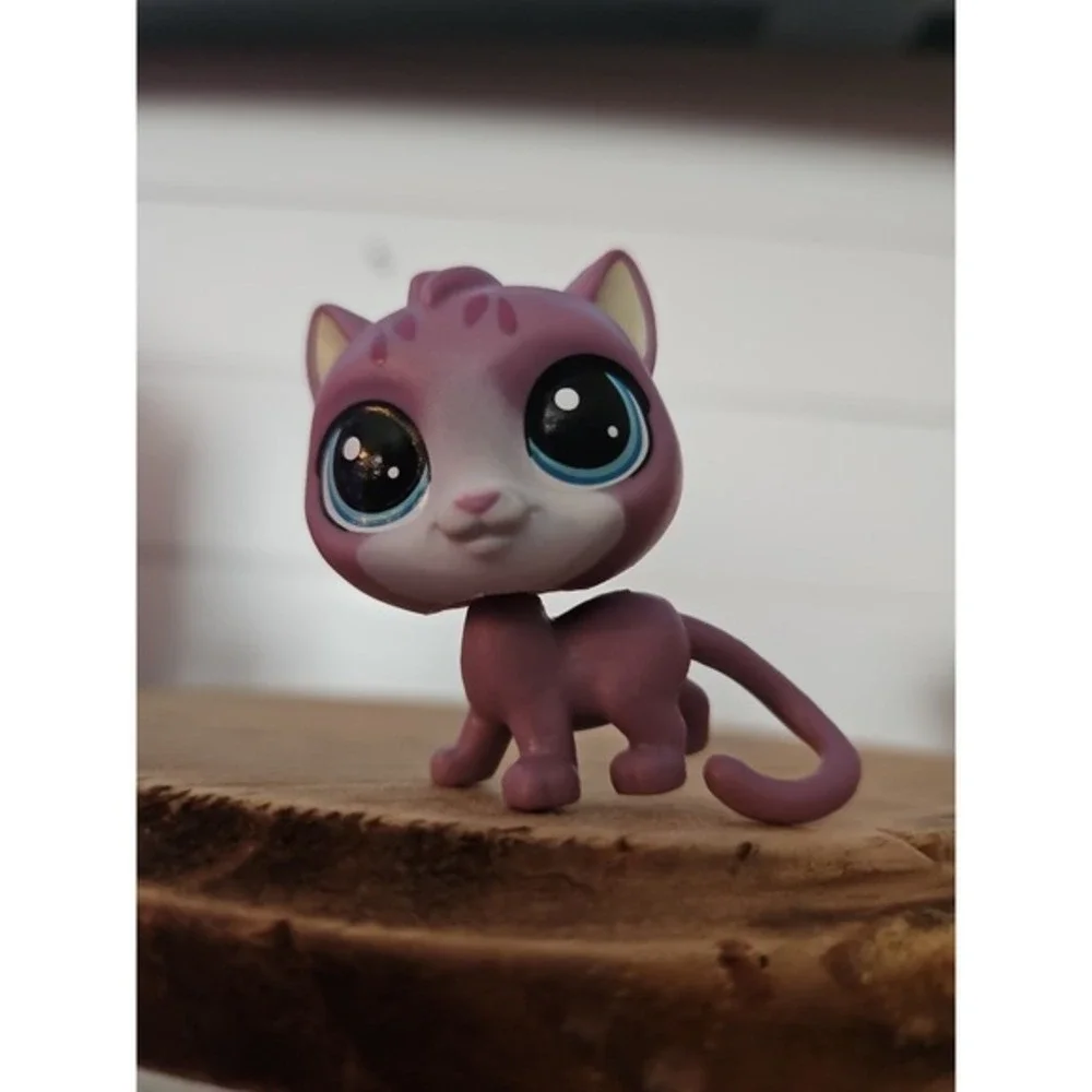 LPS‎ Littlest Pet Shop Cat #4-173 Thirsty Pets Cooler Crew Purple